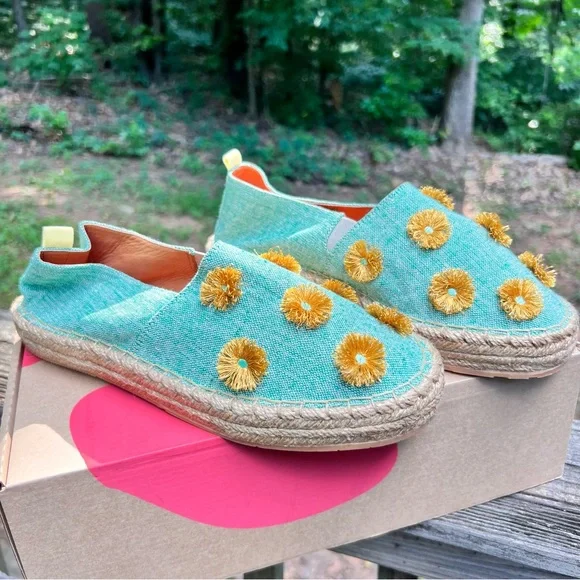 Silvia Cobos SC SOIL MOCASINES Leather Flat Espadrilles Women’s Sz 9 NEW - Picture 4 of 12